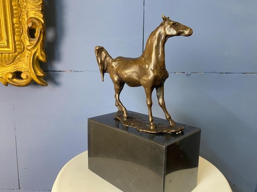 Bronze skulptur pferd art deco - art,