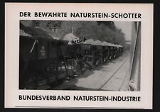 BERLIN, Werbung 1960, Bundesverband Natur-Steine-Industrie Schotter