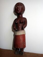 Koloniale afrikanische Baule geschnitzte Figur Holz Anfang 20. Jh.