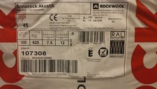 Rockwool Steinwolle Sonorock Trennwandplatten Akustik Dämmung Isolierung 45mm