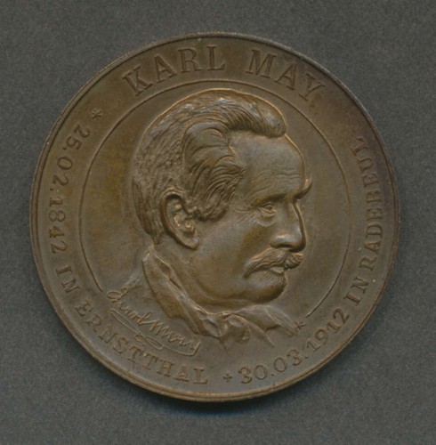Medaille karl may geburtshaus - may,