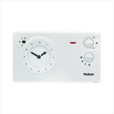 Theben Analoges Uhrenthermostat, Tages- und Wochenprogramm, Quarz, Gangreserve
