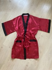 Sexy Kimono, Satin Look, Dessous, Reizwäsche Gr. S/M, Neu, Burgunderrot