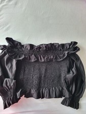 moderne Bluse gesmokt