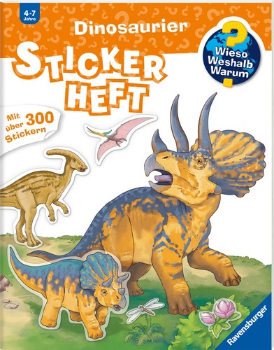 Stickerheft dinosaurier 300 - stickerheft,