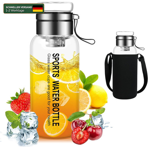 Glasflasche liter - 1,