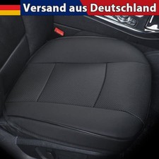 Universal Auto Sitzauflage PU Leder Sitzschoner Vordersitze Sitzmatte Schwarz