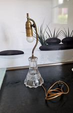 Tischleuchte Glasfuß