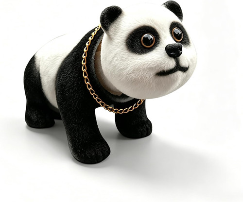 Wackelkopf panda dekoration - wackelkopf,