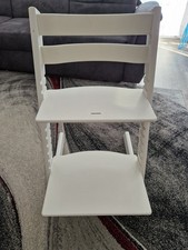 Stokke Kinderhochstuhl Tripp-Trapp, Weiß mit zubehör