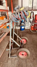 Gasflaschenwagen für Schneidbrenner / Autogen mit Schlauch, Brenner u. Armaturen