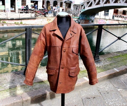 Herren lederjacke fliegerjacke - lederjacke,