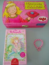 2 Spiele Haba Prinzessin Edelstein+ Lillifee " Die Perlensuche"von Die Spiegelbu