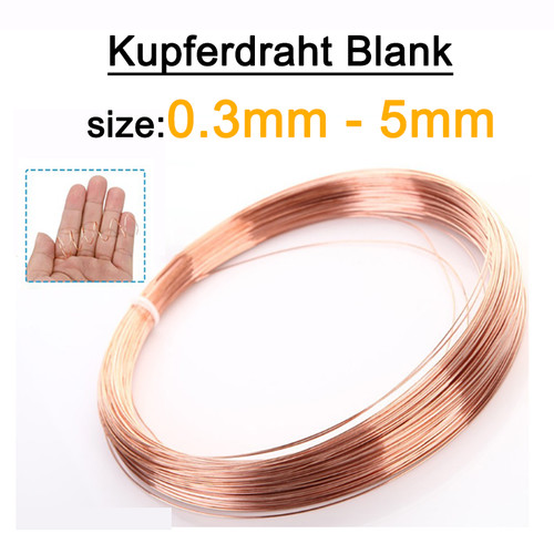 Kupferdraht blank kupfer - kupferdraht, 99.9%