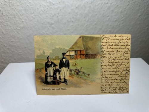 Volkstracht der insel - ak.,