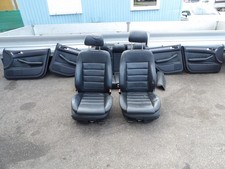 Audi A6 C5 Sitze Türverkleidung Schwarz Leder Bj.2005