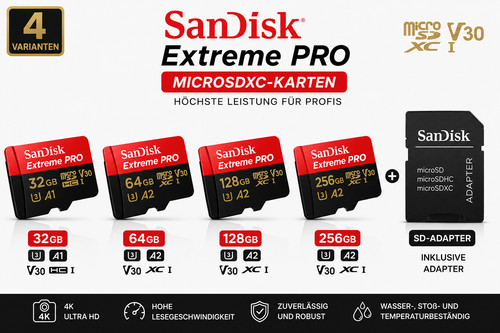 Sandisk extreme pro microsd - pro,