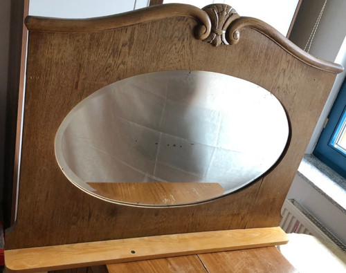 Alter eiche wandspiegel mit - alter,