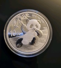 China Panda 2020 999er Silber 30g Münze Münzkapsel