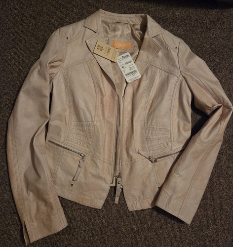 Neu echt lederjacke - -,