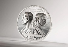 Mongolia 2025 1000 Togrog CAESAR VS BRUTUS Enemies in History 2 Oz silber Münze