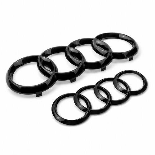 Audi ringe emblem schwarz - ringe,