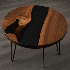 18 " Epoxid Harz Kaffee Table
