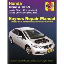 Honda Civic & CR-V (2012-2016) Werkstatthandbuch Haynes