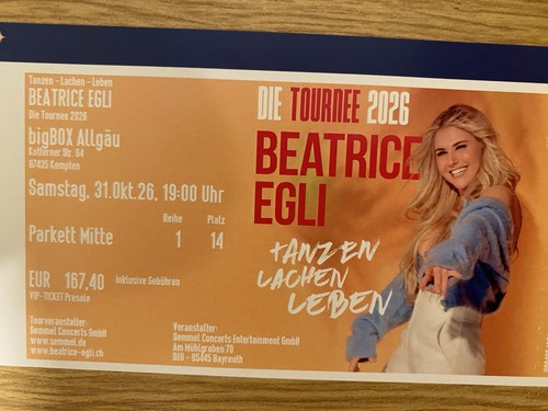 Vip ticket reihe beatrice - 1,
