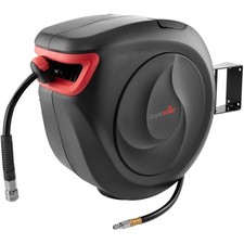 Poppstar Premium Automatik Druckluft Schlauchtrommel mit 30m Druckluftschlauch