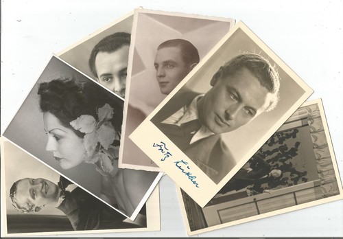 Foto karte mit autogramm - x,