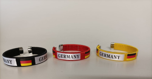 3er set fan armband - set,