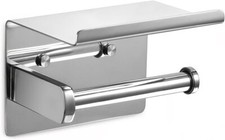 Ecooe Toilettenpapierhalter Edelstahl Wandhalterung Klopapierhalter Mit Ablage