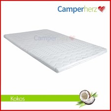 3 cm Matratzenauflage 160x200 Kokos Matratzenschoner Bezug Wohnwagen Topper