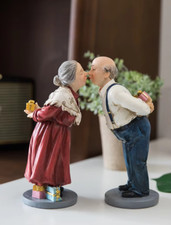 Alte Paar Skulptur Paare Oma