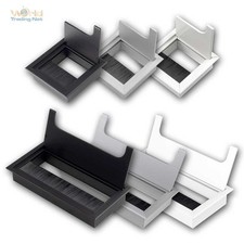Kabeldurchführung aus Aluminium, Kabelführung Kabel-Auslass-Dose Schreibtisch