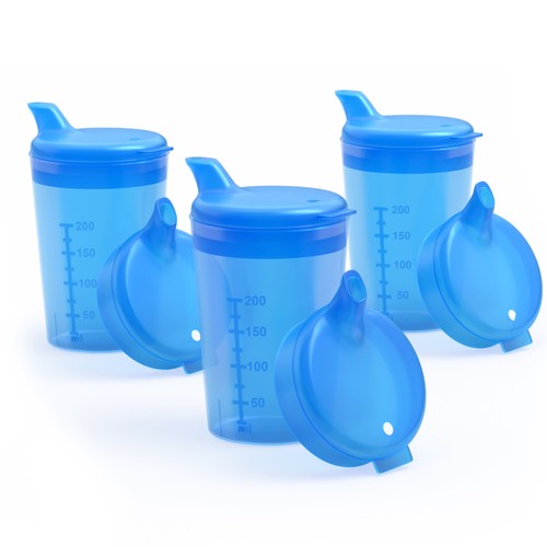 3er pack horn schnabelbecher - horn,