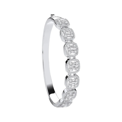 Armreif baguette rund - baguette, czs