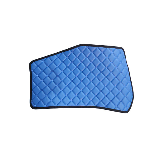 Blau eco leder matte abdeckung - leder,