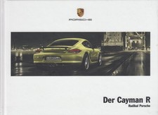 PROSPEKT BROCHURE PORSCHE CAYMAN R 2012 -deutsch-