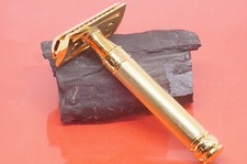 Gold-Plated Edwin Jagger  DE89 Safety Razor / Rasierhobel / Rasoir / Afeitar