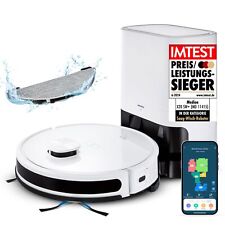 MEDION X20 SW Smarter Laser-Saugroboter Wischfunktion Absaugstation 3000Pa 2,5L