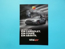 Prospekt / Katalog / Broschüre - Fiat Abarth 124 GT Spider
