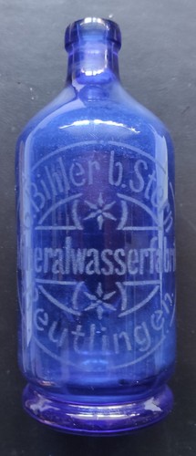 Flasche antik kobaltblau von - flasche,