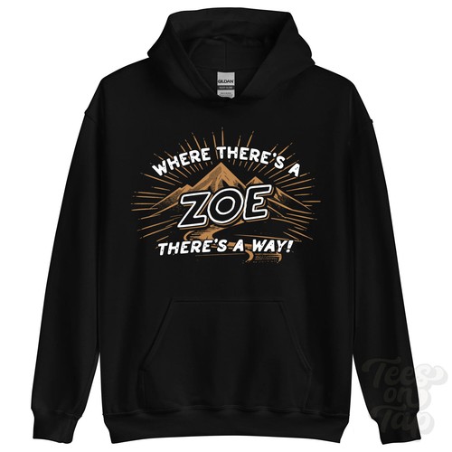 Where there zoe hoodie - where, a