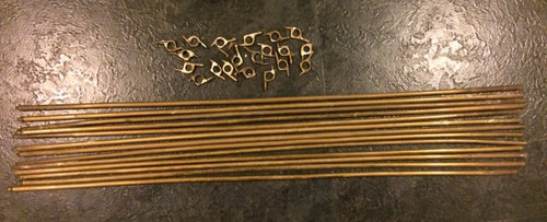 13x messing vintage treppen - messing,