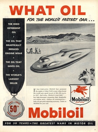 Mobiloil reklame usa 1953 - usa,