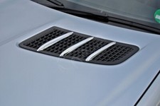 Chrom Lüfteinlass Finnen Motorhaube für Mercedes R172 SLK