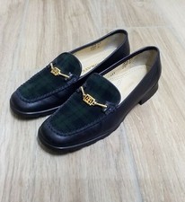  Rarität-Vintage Brunate Made in Italy Slipper-Schottisch Tartan Muster-Gr.38,5 