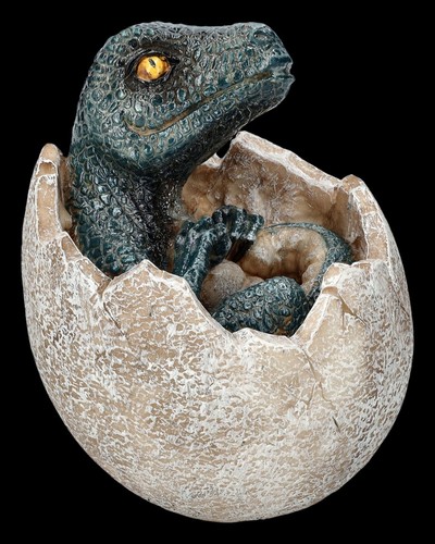 Dinosaurier figur schlüpft - dinosaurier,